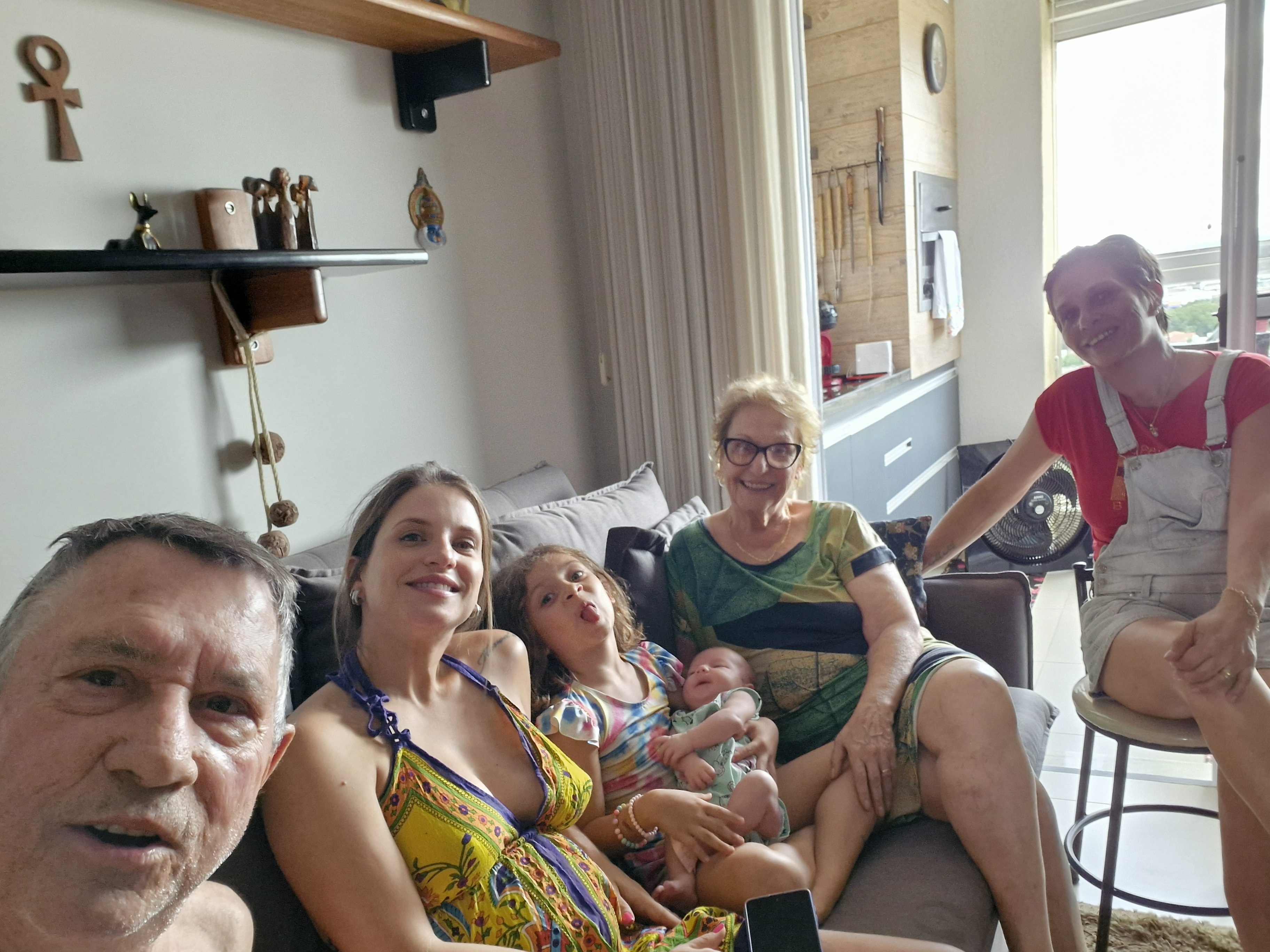 Foto do batismo de Sthefanie